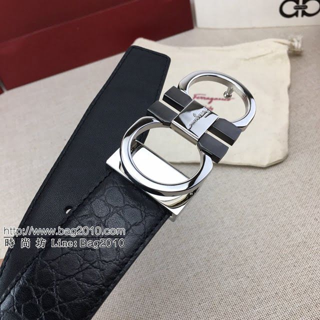 菲拉格慕男士皮帶 Ferragamo雙面用小牛皮腰帶 菲拉格慕休閒皮帶  jjp1454